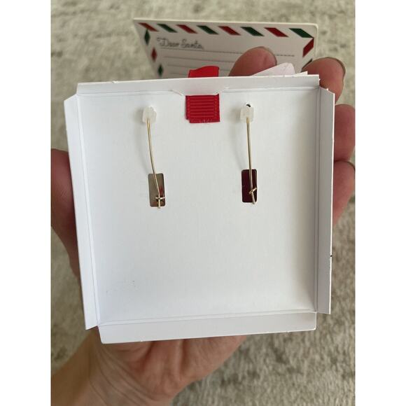 Christmas Gingerbread Man And Woman Novelty Christmas Earrings NEW In Box - Picture 2 of 3